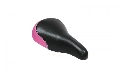 седло Fulger Kid FS-180 (черно-малиновое)