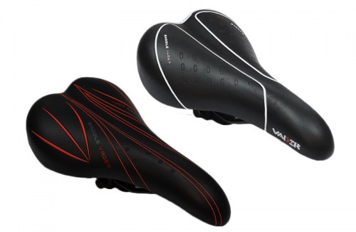 седло TOUR Vader VD-1004 черно-красное (2019)