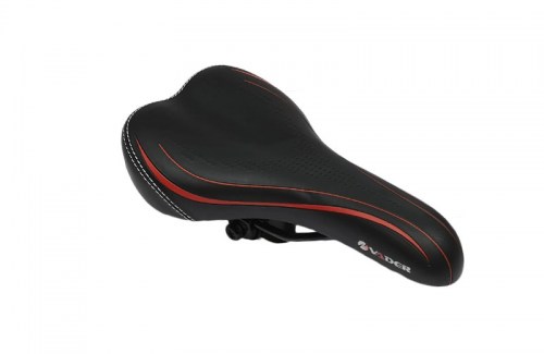 седло MTB Vader VD-1114 черно-красное (2018)