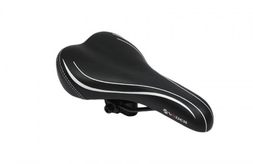 седло MTB Vader VD-1114 черно-белое (2018)