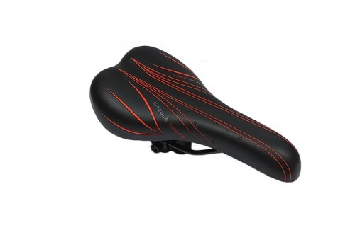 седло MTB Vader VD-1114 черно-красное (2019)
